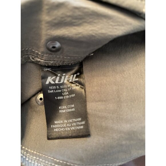 Kuhl Womens Size 6 Green Hiking Shorts Cotton Blend 6" Inseam - Picture 7 of 7